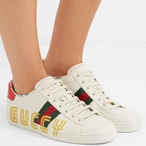 Gucci Shoes - 🔥 LAST CHANCE 🔥GUCCI Ace 'Guccy' Sneakers IT38.5